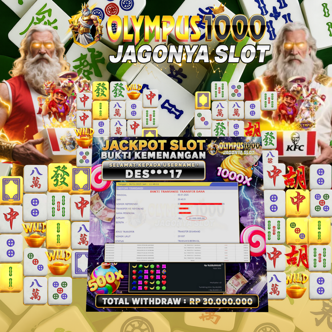 OLYMPUS1000 | Game Teka-Teki Slot Online Mahjong Wins 1, 2, 3 Terpercaya Paling Gacor 2025